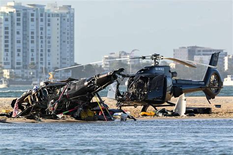 helicopter crash gold coast youtube